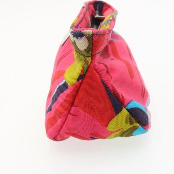 GUCCI Floral Pouch Nylon Pink Auth fm1065 - Picture 3 of 16